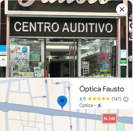 Mapa de situación del Centro Fausto Andalucía, en Av. Andalucía 84 B, Torre del Mar